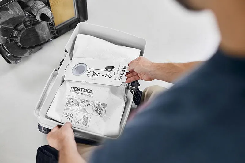 Ctl Midi Sac Aspirateur Festool Ct 22 E Sac Filtre Pour Aspirateur