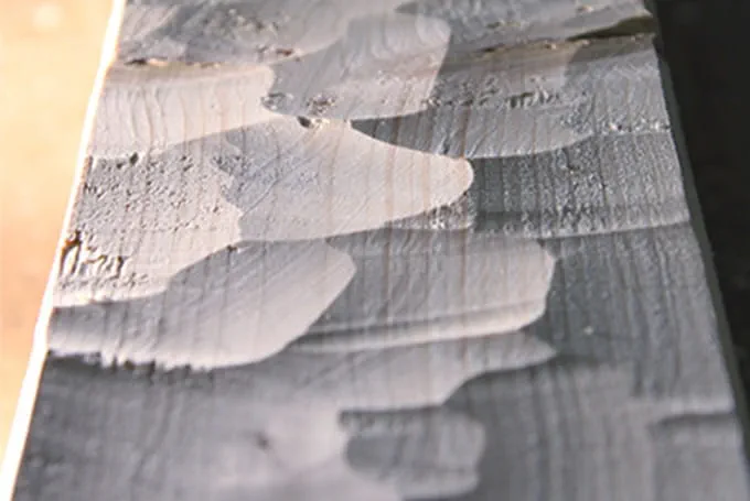 Surface en bois structurée 