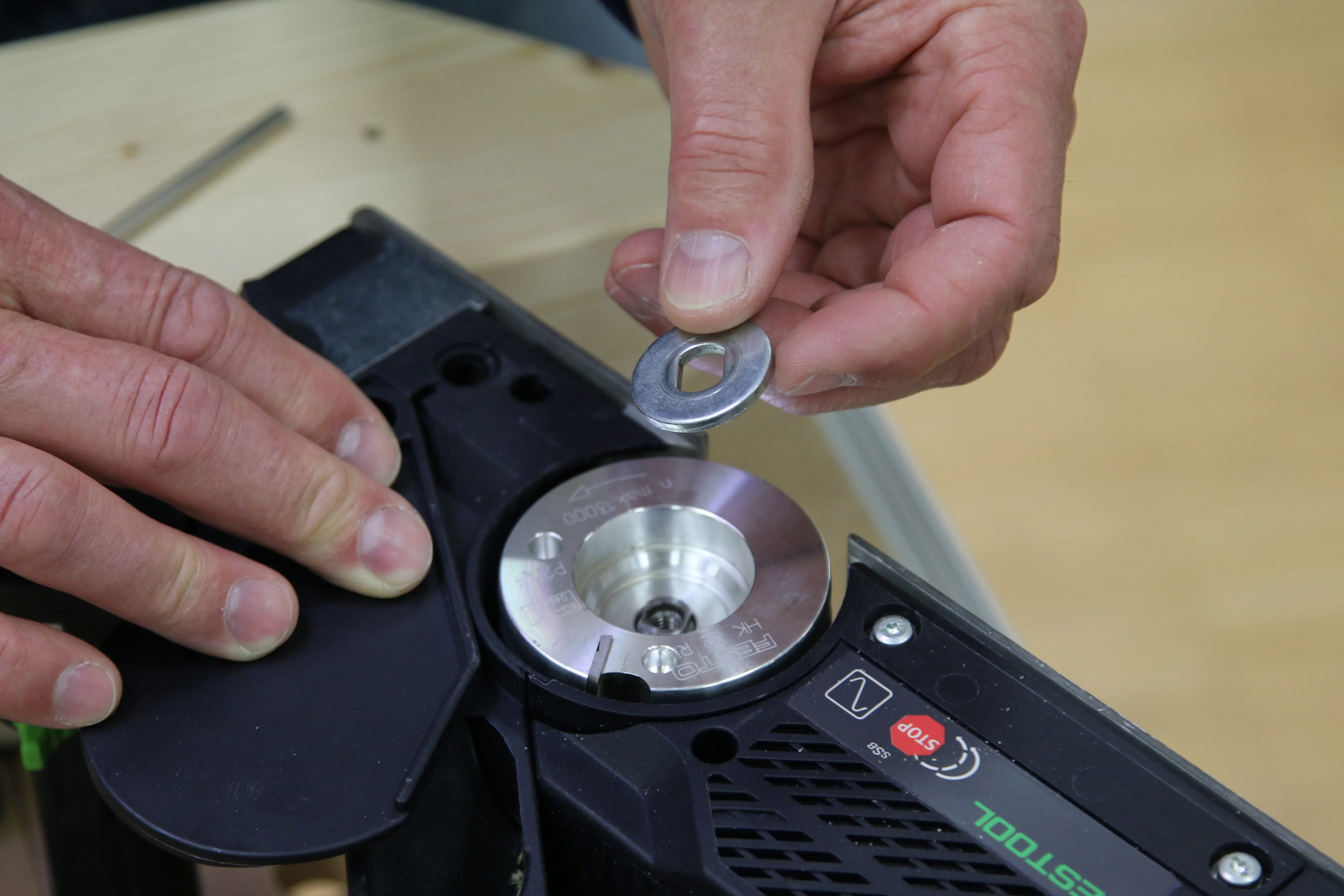 Montage de la bride de serrage