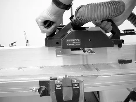 Déplacement du rabot