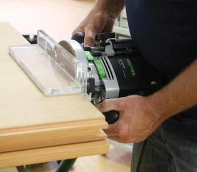 Réglage de la profondeur de fraisage à la valeur souhaitée