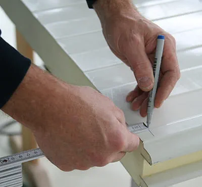 Tracer l'arête de coupe