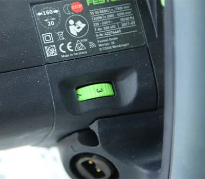 Réglage du niveau de vitesse