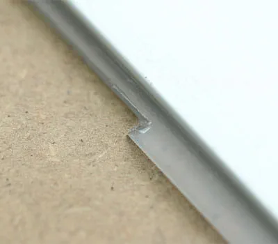 Entaillage du pare-éclats