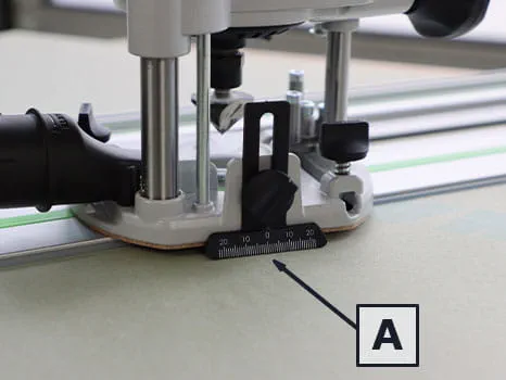 Installation de la fraise