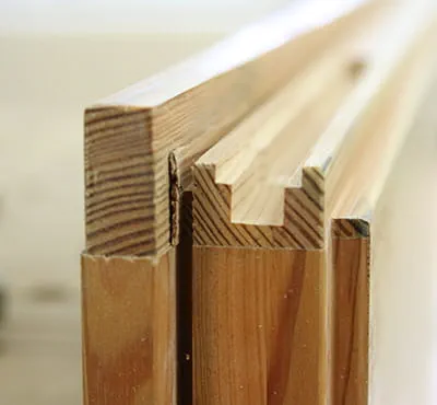 Fraisage de l'emplacement du boîtier de serrure