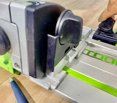 Fixation d'une butée à l'avant