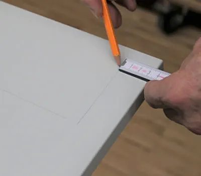 Adapter la baguette d'ajustement