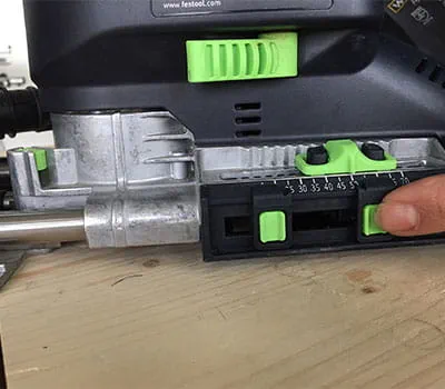 Réglage de la fraise