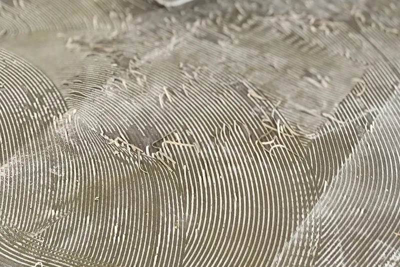 Arrachage du linoléum