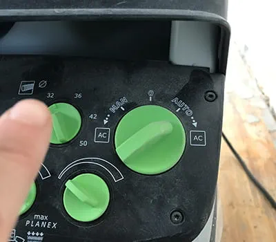 Diamètre du flexible sur 32