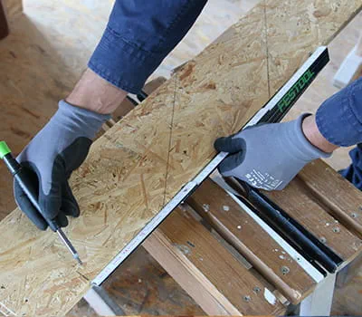 Reportez la valeur restante sur le gabarit.