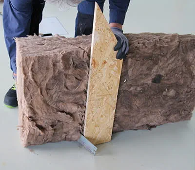 Réaliser la coupe en biais