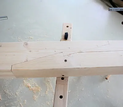 Les deux pièces peuvent maintenant être positionnées