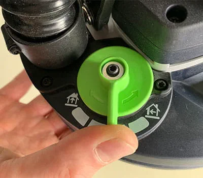 Régler le taux d'aspiration en continu