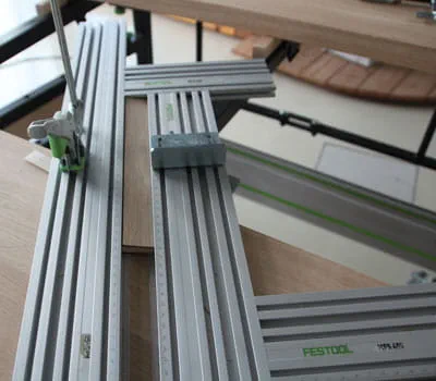 Préparer le gabarit de fraisage