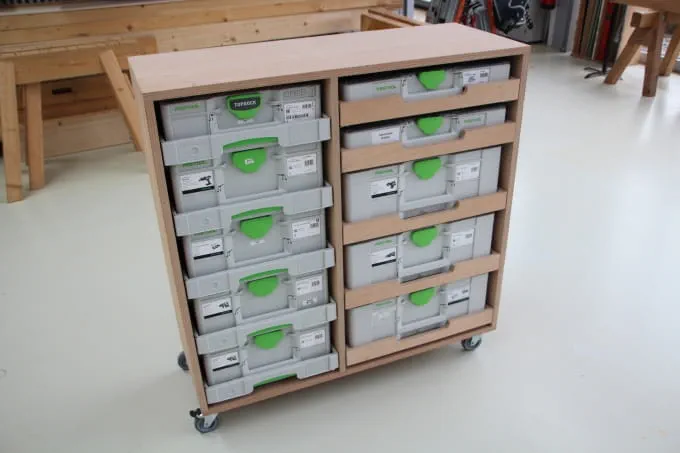 Étagère à Systainer en bois