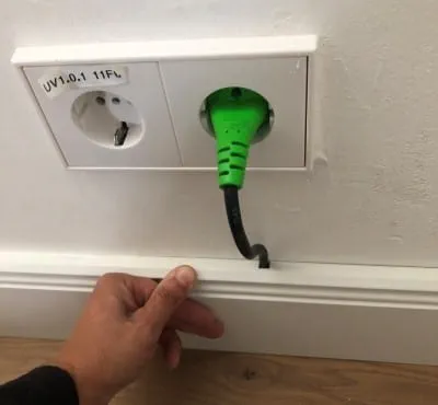 Mise en place de la baguette