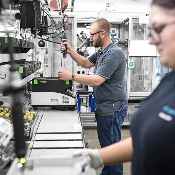 La ligne de production de Festool