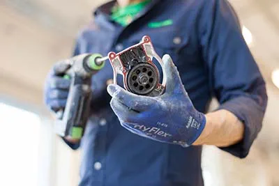 La Planex Easy à l'atelier après-vente Festool