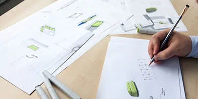 L'un des designs du concepteur de produits Timo Kuhls de Festool.