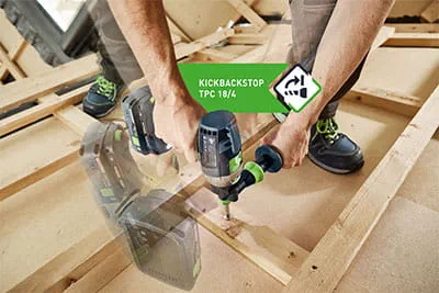 La technologie SawStop dans la scie circulaire sur table Festool TKS 80