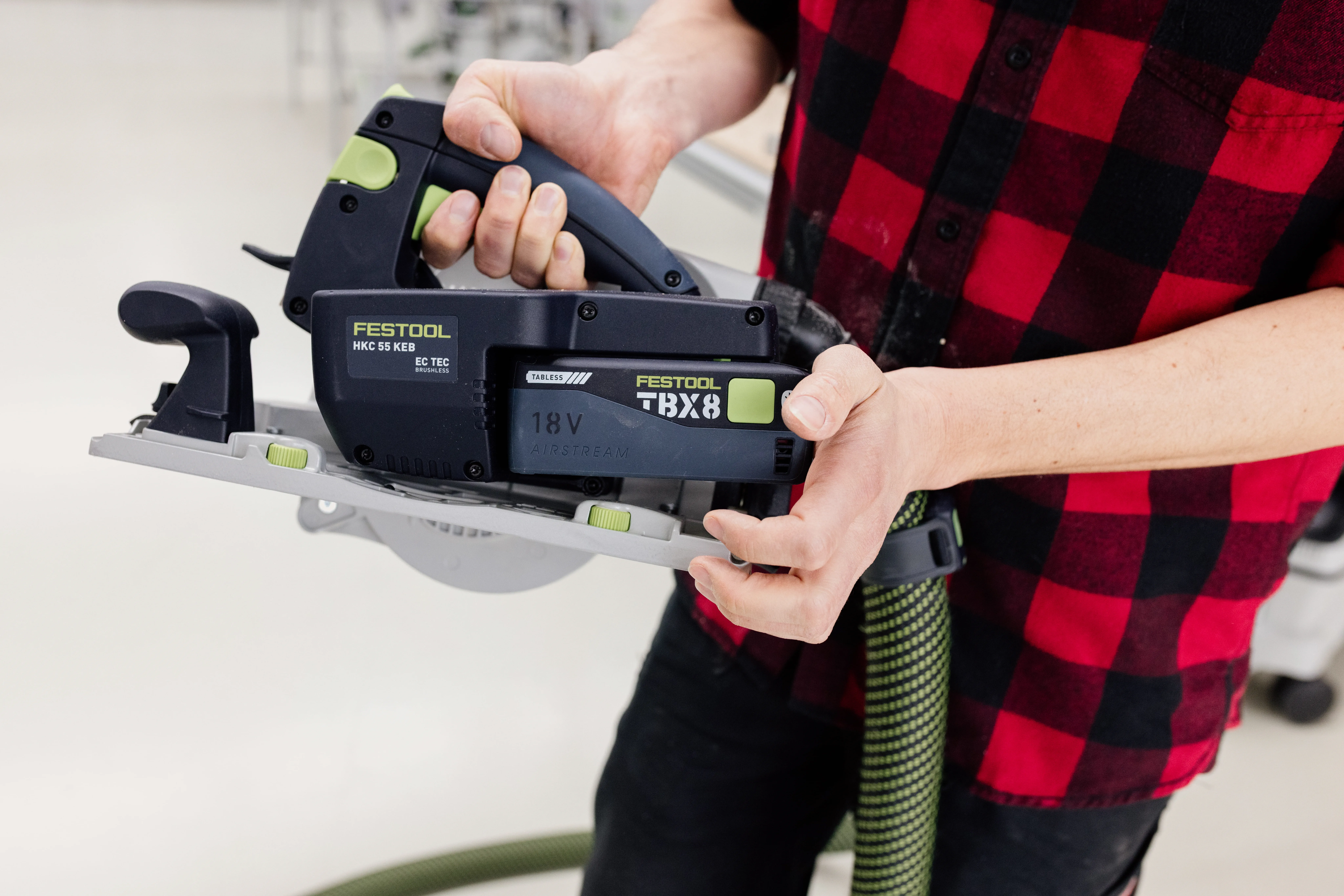 Les nouvelles batteries Tabless de Festool
