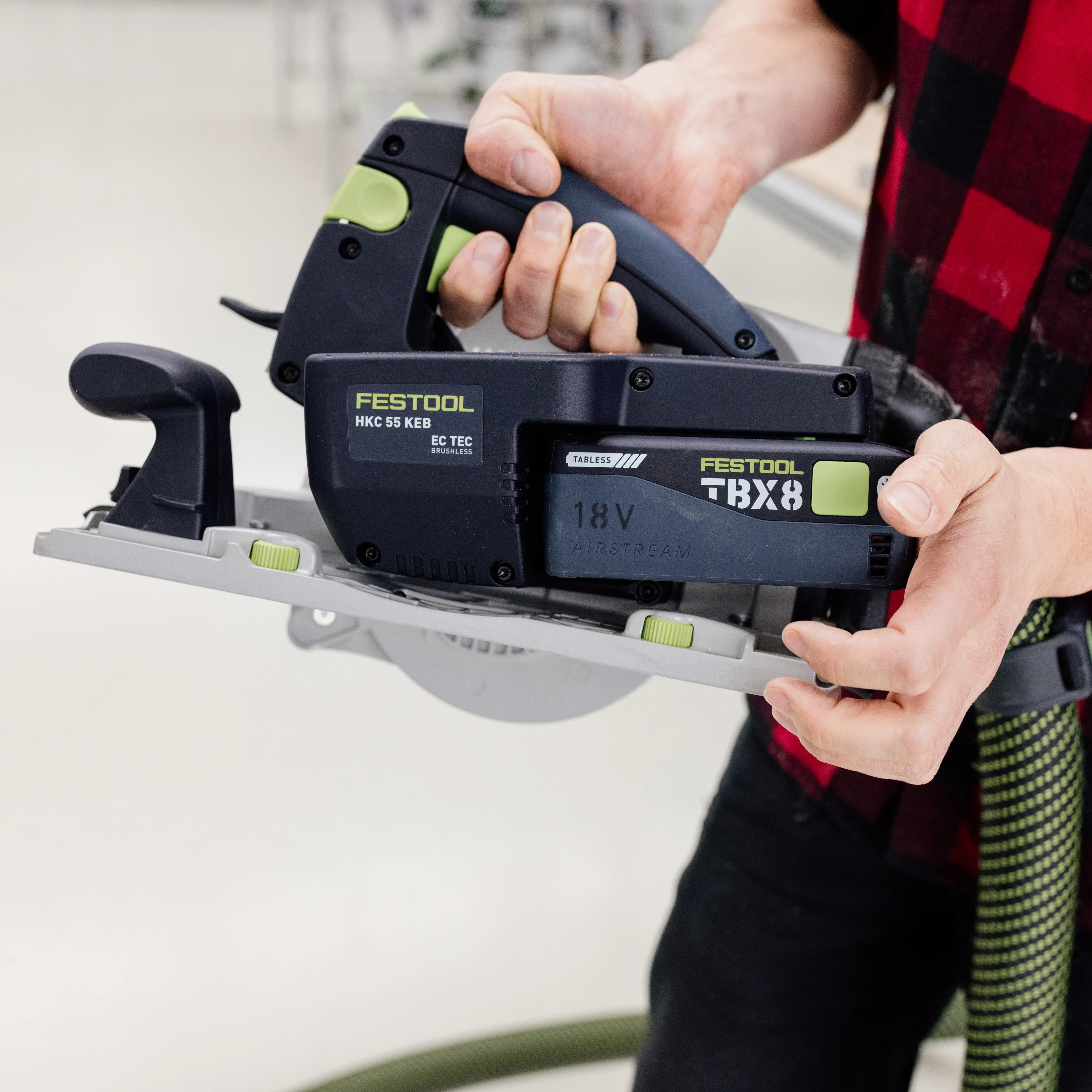 Les nouvelles batteries Tabless de Festool