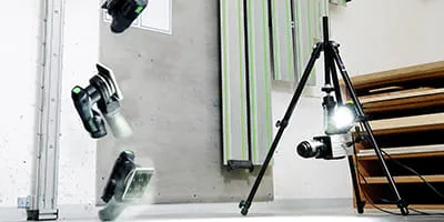 Les ponceuses sans fil Festool au laboratoire de tests