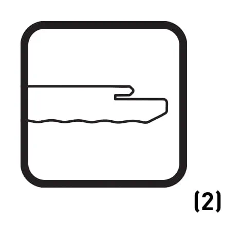 Outil de coupe avec lame de scie à denture ondulée