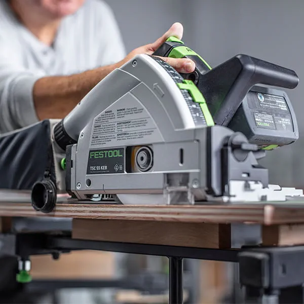 La scie plongeante TSC 55 K Festool avec nouvelle lame Wood Fine Cut
