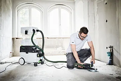 Préparation du support au sol avec Festool