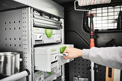 Le Systainer3 de Festool intégré dans un aménagement de véhicule