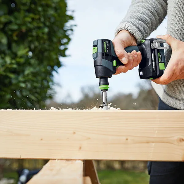 La nouvelle TXS 18 de Festool en action