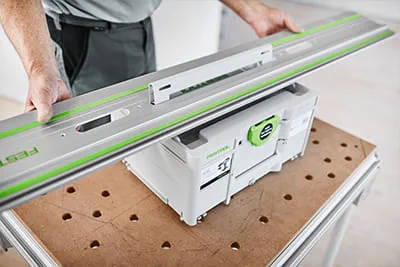 Le nouveau rail de guidage FS 2.0 avec évidement pour poignée de SYSTAINER