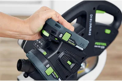 La nouvelle scie à onglets sans fil SYMC 70 de Festool