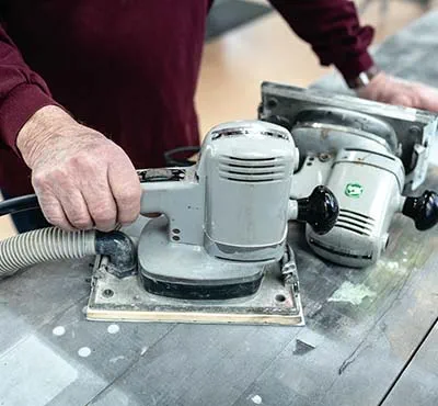 Les ponceuses vibrantes Festool en action