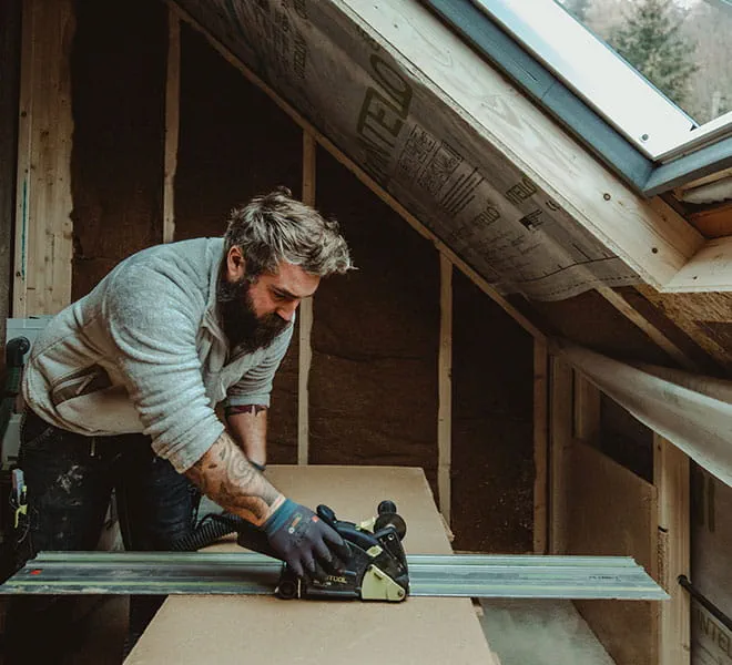 Le système de tronçonnage diamant DSC-AG 125 de Festool en action