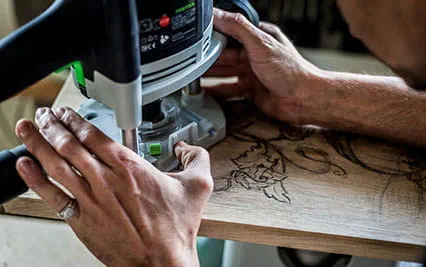 Fraisage avec la défonceuse Festool
