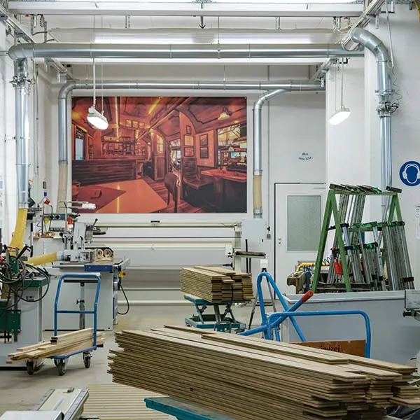 L'atelier menuiserie d'Europa-Park