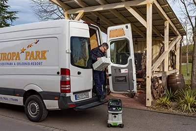 Travail mobile avec l'aspirateur Festool
