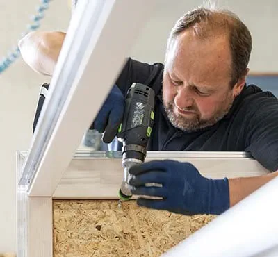 Perçage avec la visseuse sans fil Festool
