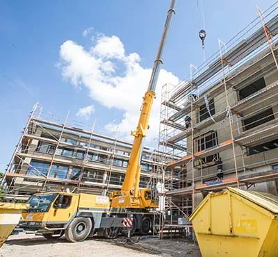 Visite d'un chantier de la menuiserie Memmingen