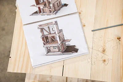 Les dessins réalisés pour le projet Vivihouse