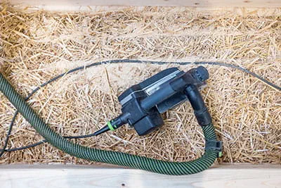 Le rabot Festool en action