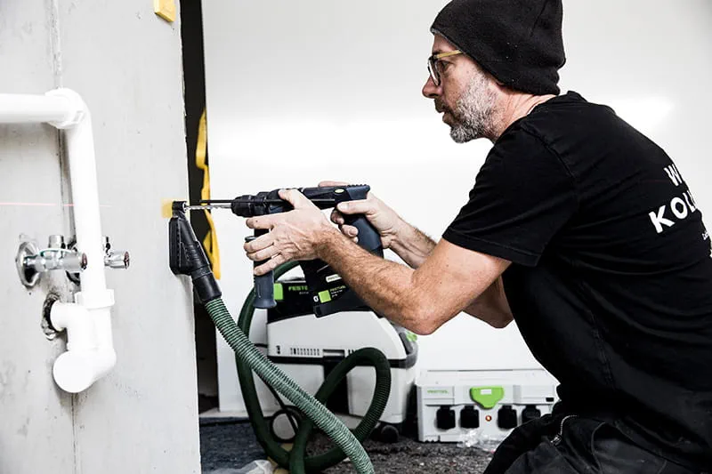 Travail mobile avec l'aspirateur Festool