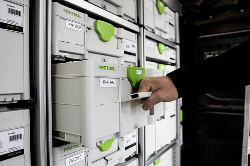Les Systainers Festool en action